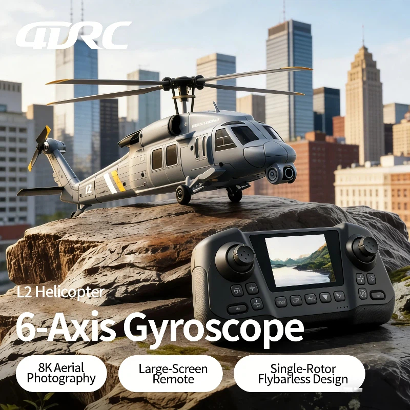 Hybrid Smartwatch - 4DRC L2 Apache RC Fighter Helicopter
