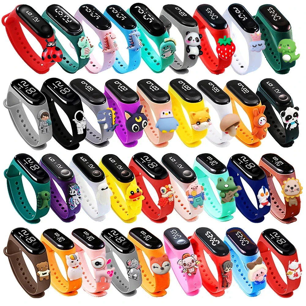 Smartwatch Watches Girls - Waterproof Children Smart Touch Led Watch