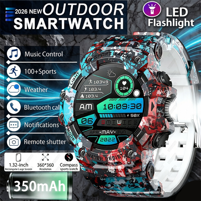 Smartwatch Watches Gift For Men - 2026 Smart Watch Sport Outdoor Waterproof