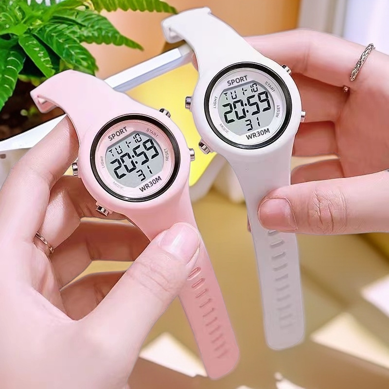 Smartwatch Digital Watches For Kid Boy With Alarm - Fashion Kids Sports Watch Luminous Waterproof