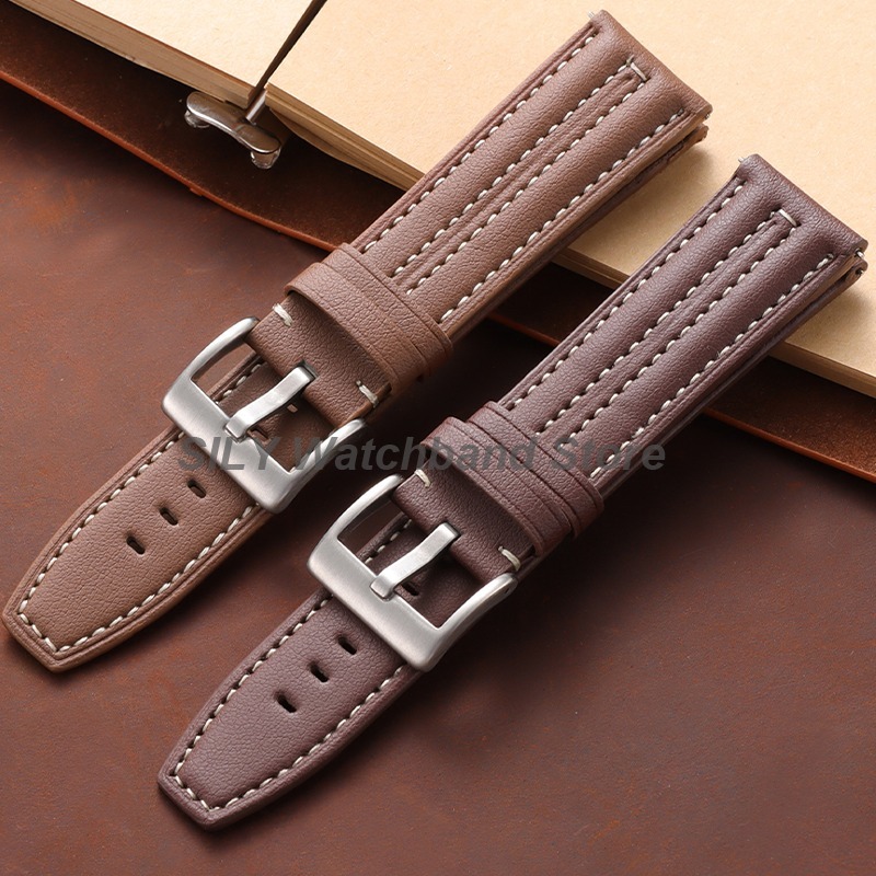 Smartwatch Premium Watches For Men - Quick Release Cowhide Leather Watches Band