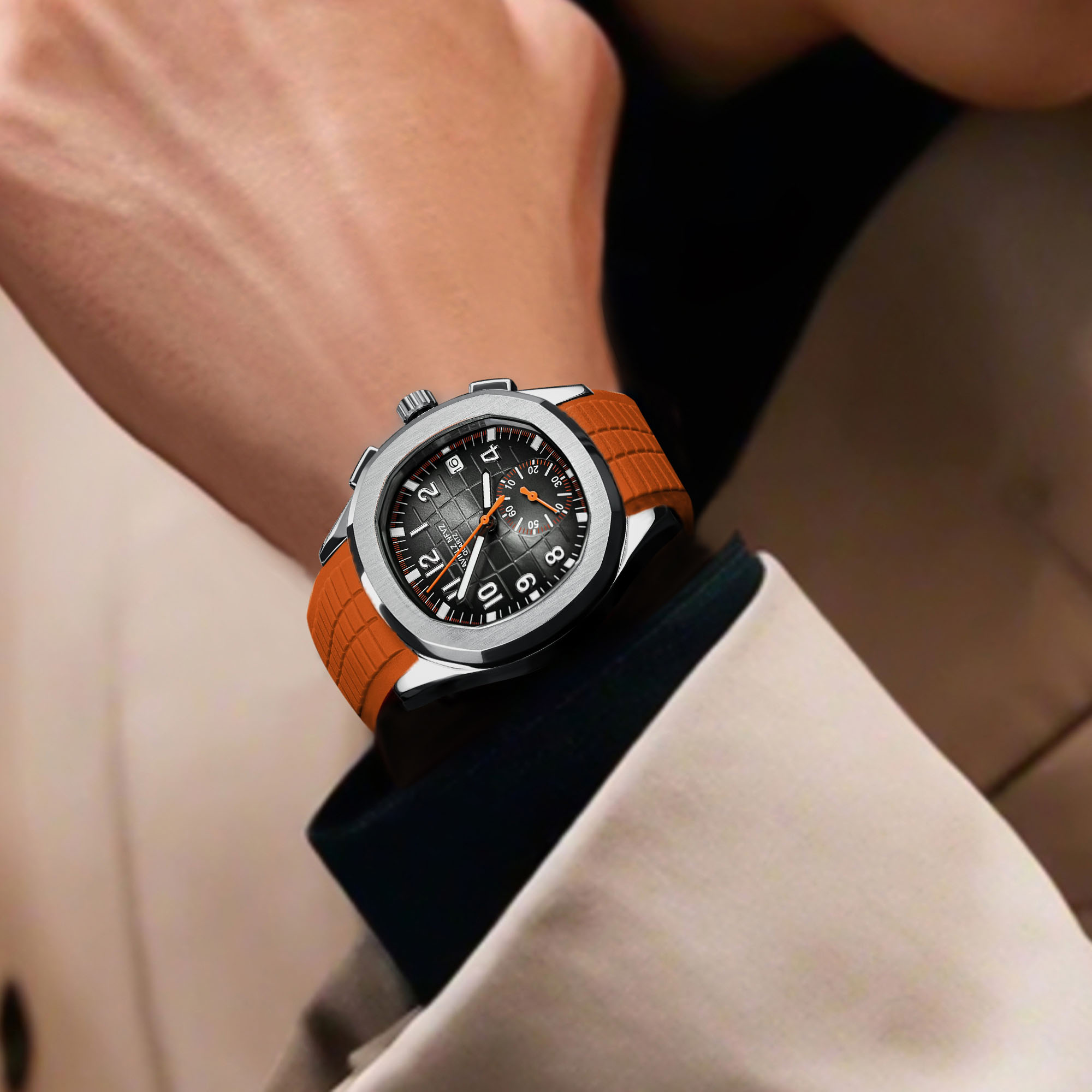 Smartwatch Watches Brands For Men - NAVIFLZ NFVZ Design New Luxury Mens
