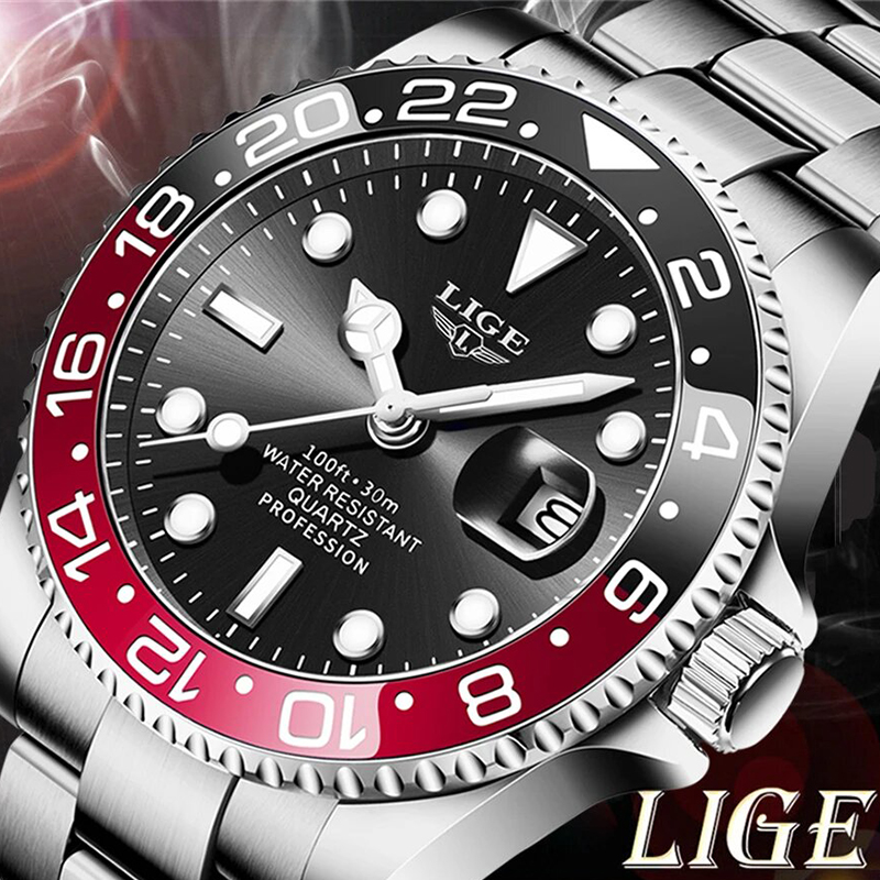 Smartwatch Watches Gift For Men - LIGE 2026 Men's watches business formal