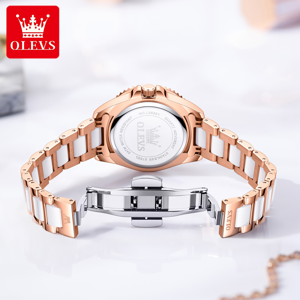 OLEVS 3685 Luxury Women's Watc - Watch Bezel Insert 评论和价格
