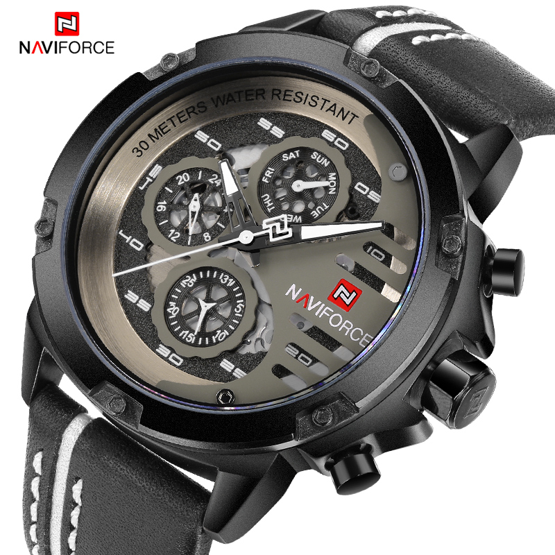 NAVIFORCE New Men's Sports Mil - Smartwatch Sports Watches For Men 评论和价格