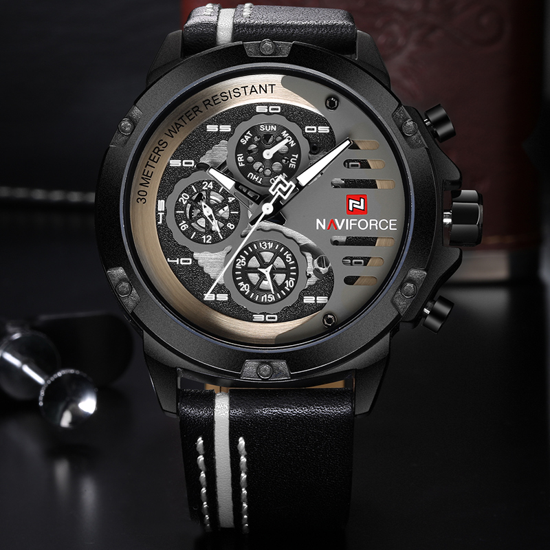 NAVIFORCE New Men's Sports Mil - Smartwatch Sports Watches For Men 评论和价格
