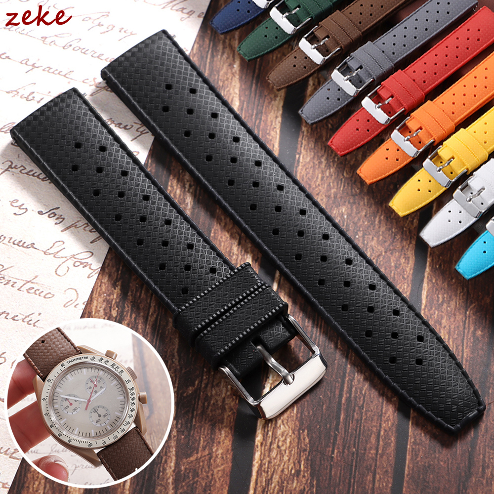 Tropical Silicone Watch Band Q - Citizen Watches Smartwatch 评论和价格