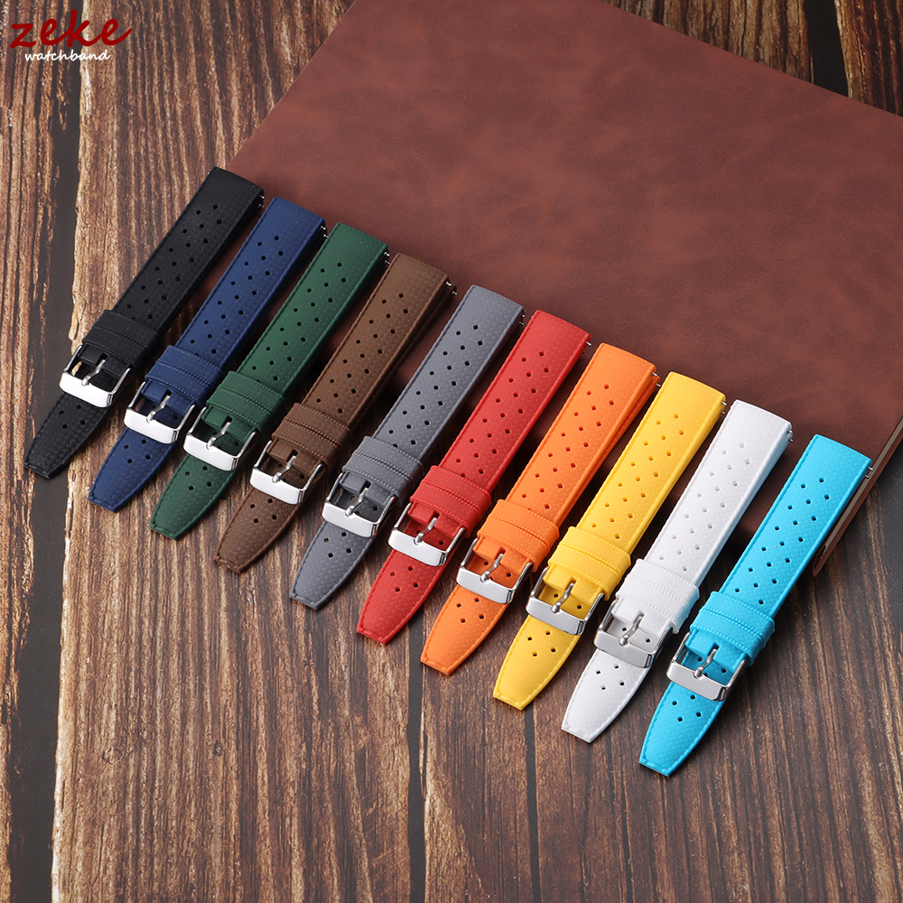 Tropical Silicone Watch Band Q - Citizen Watches Smartwatch 评论和价格