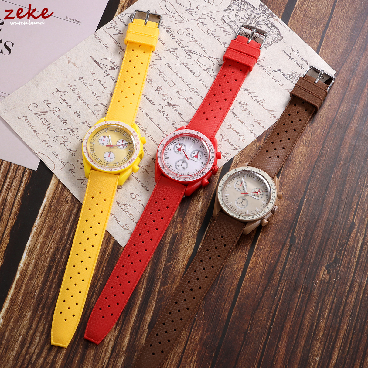 Tropical Silicone Watch Band Q - Citizen Watches Smartwatch 评论和价格