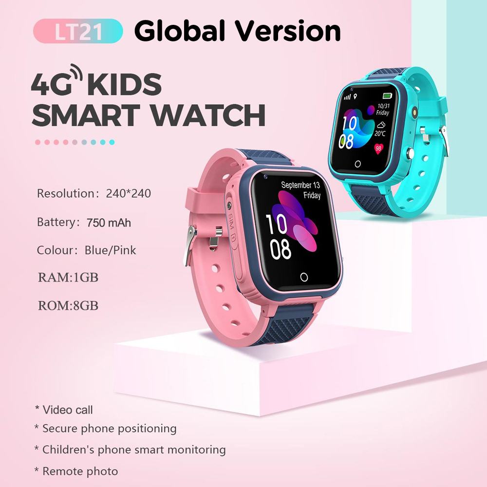 New Kids Smart Watch 4G LTE GP - Smartwatch Watches Gift For Boys With Gps 评论和价格