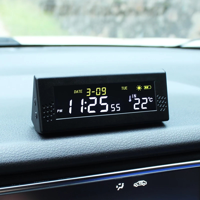 Solar Windshield Car Digital C - Solar Powered Watch 评论和价格