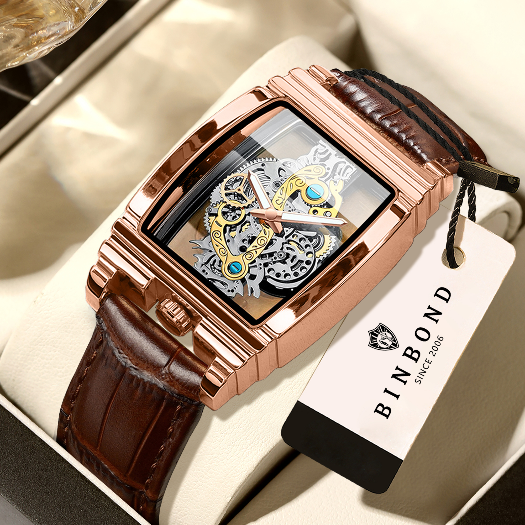 BINBOND Luxury quartz wristwat - Smartwatch Sports Watches For Men 评论和价格