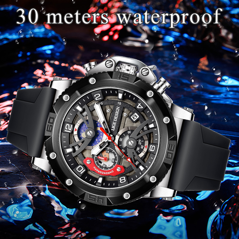 LIGE Top Brand Luxury Men Watc - Smartwatch Watches Brands For Men 评论和价格