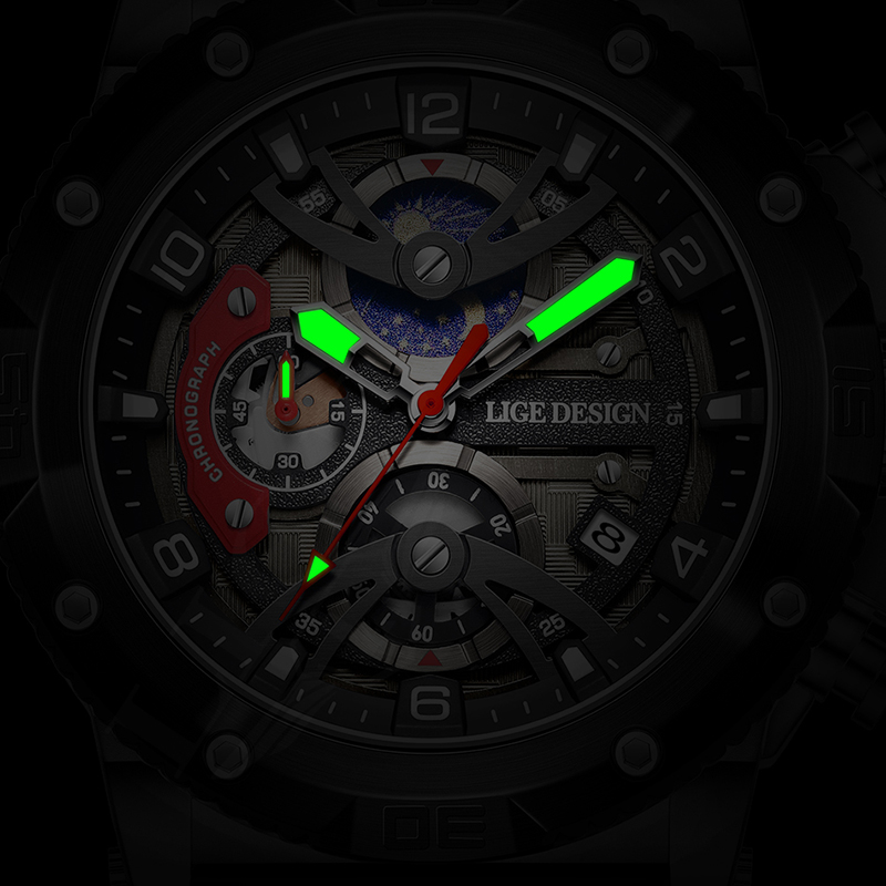 LIGE Top Brand Luxury Men Watc - Smartwatch Watches Brands For Men 评论和价格