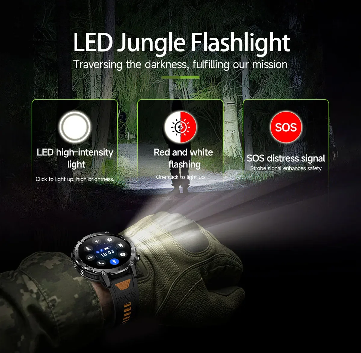 Brand+1400mAh Big Battery Smar - Smartwatch Watches Brands For Men 评论和价格