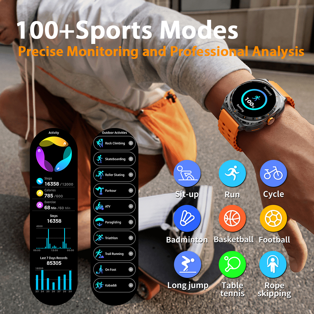 2026 hot Watch Wireless Earpho - Smartwatch Watches Gift For Men 评论和价格