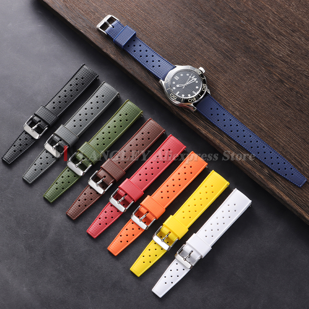 Tropical Silicone Watch Band Q - Citizen Watches Smartwatch 评论和价格