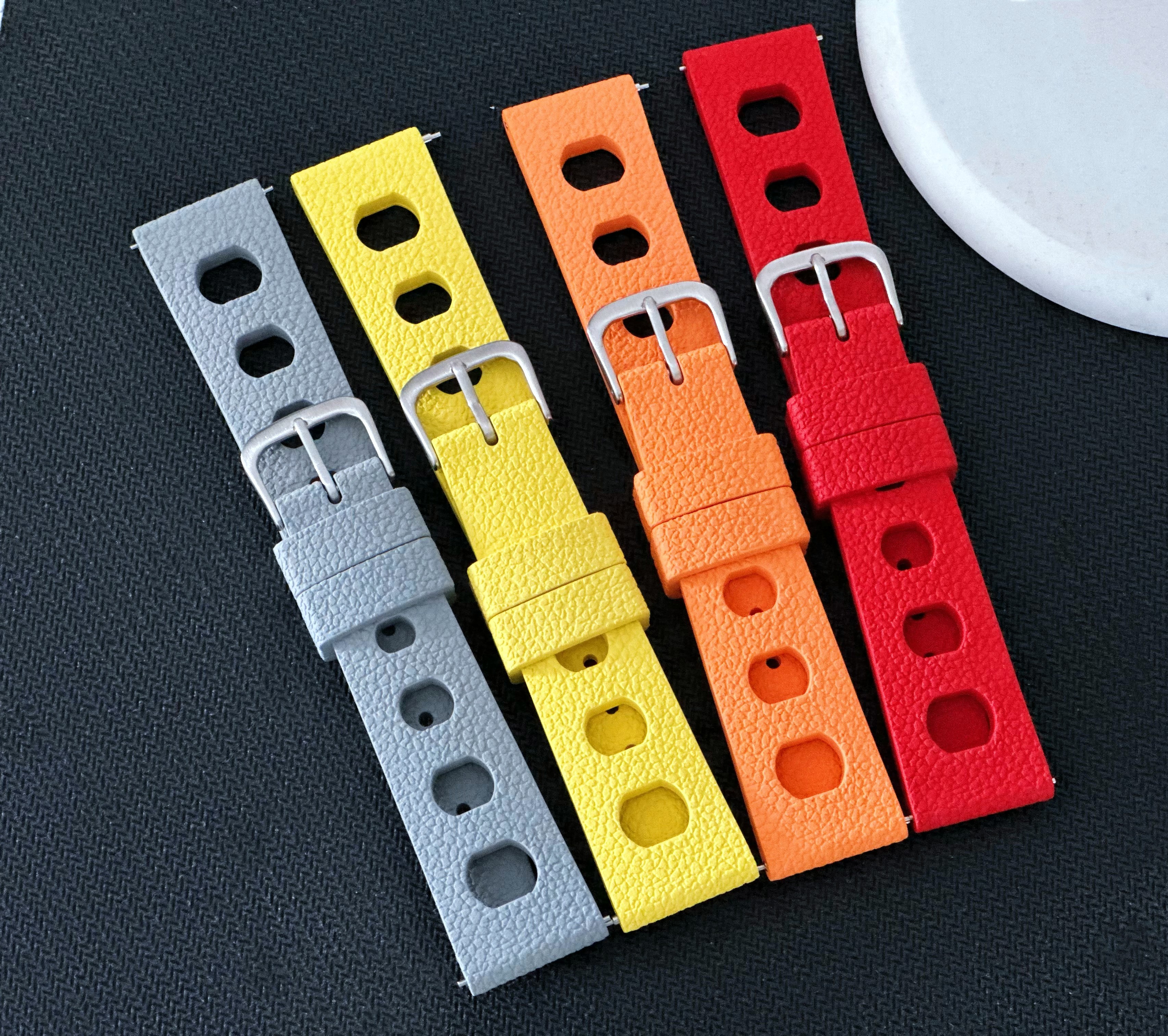 Tropical Fluororubber Strap Fo - Citizen Watches Smartwatch 评论和价格