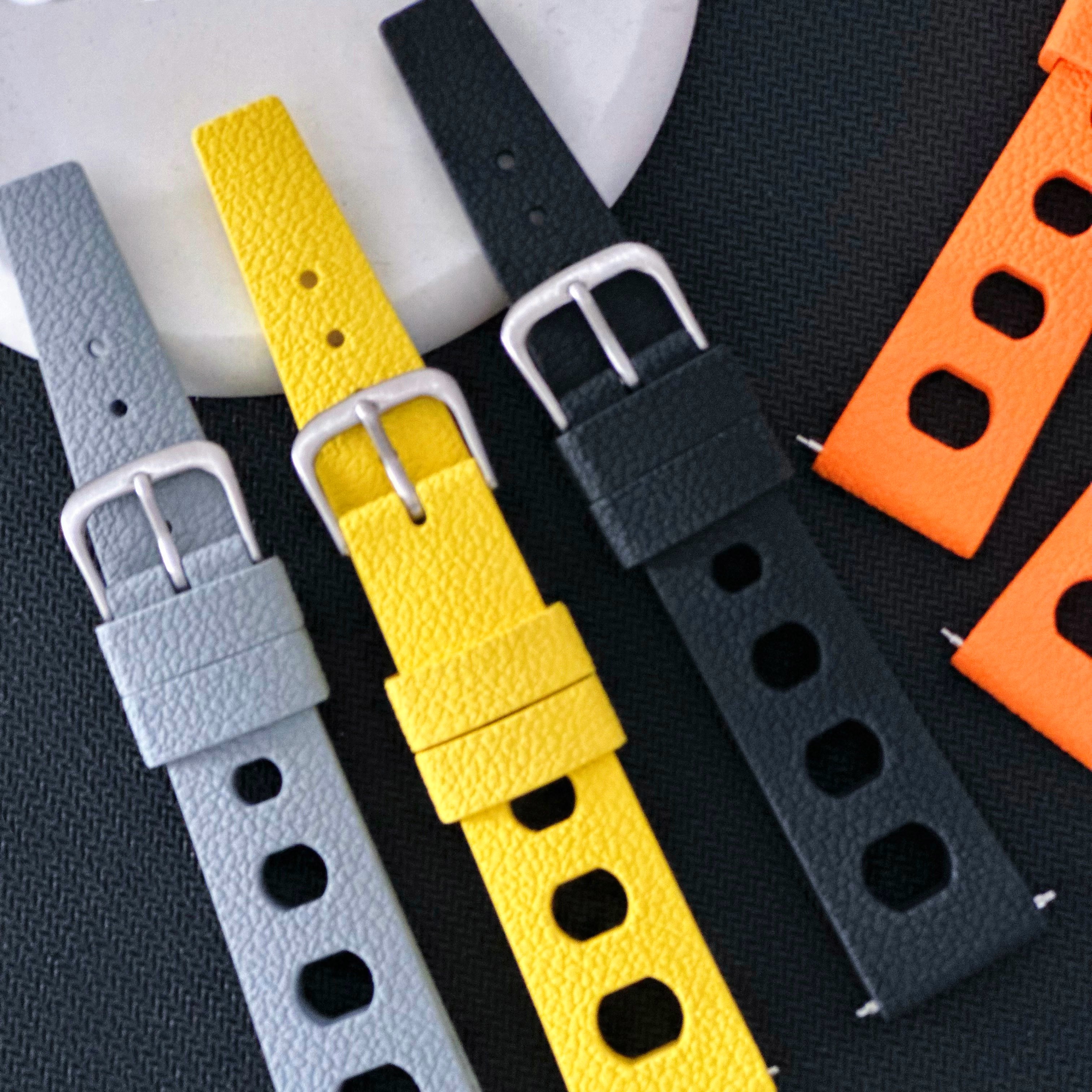 Tropical Fluororubber Strap Fo - Citizen Watches Smartwatch 评论和价格