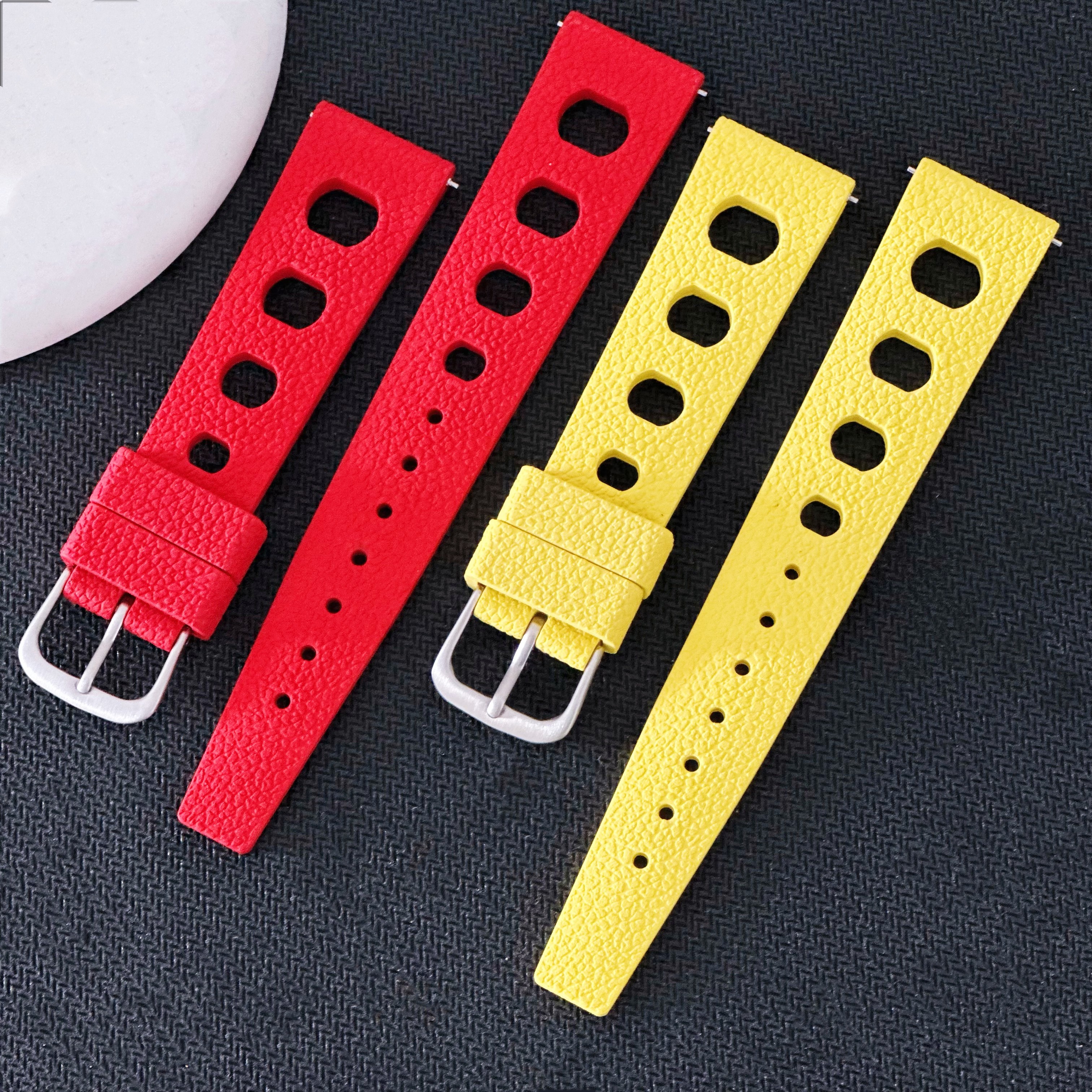 Tropical Fluororubber Strap Fo - Citizen Watches Smartwatch 评论和价格