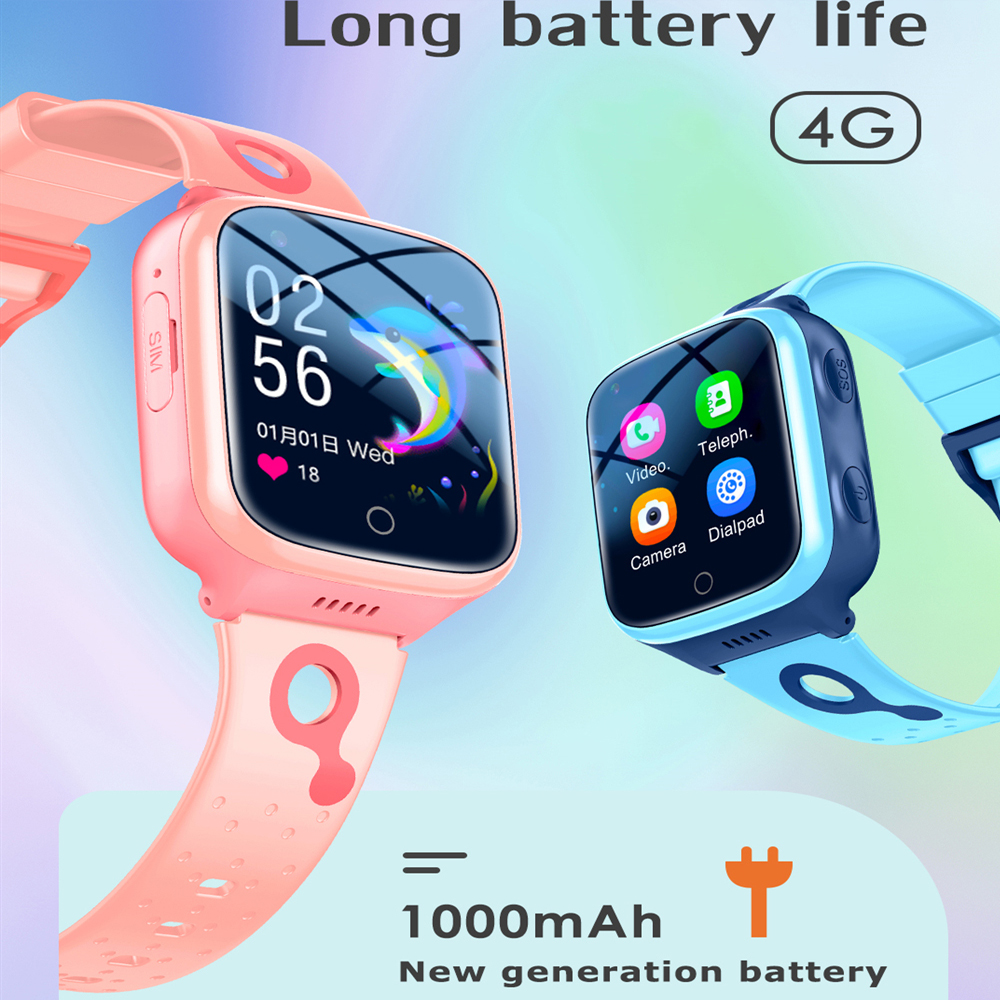 Hot 4G Kids Smartwatch 1000 Ma - Smartwatch Digital Watches For Boys 评论和价格