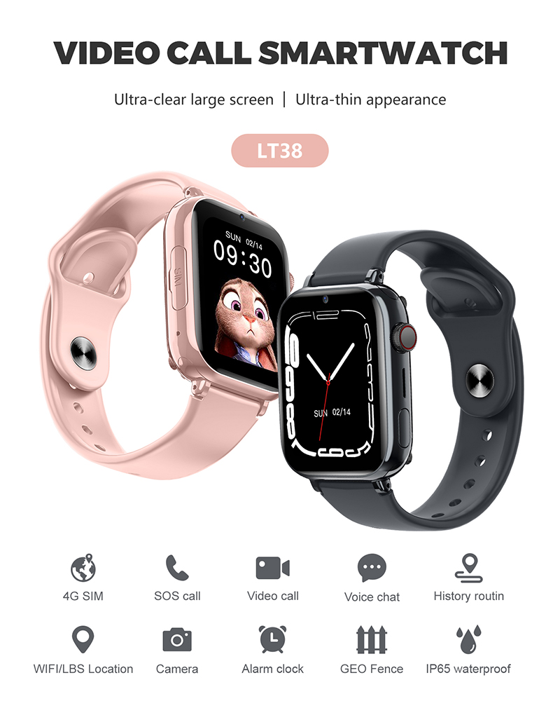 4G Smart Watch Kids LBS Locati - Smartwatch Watches Gift For Boys With Gps 评论和价格