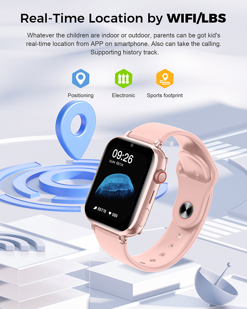 4G Smart Watch Kids LBS Locati - Smartwatch Watches Gift For Boys With Gps 评论和价格