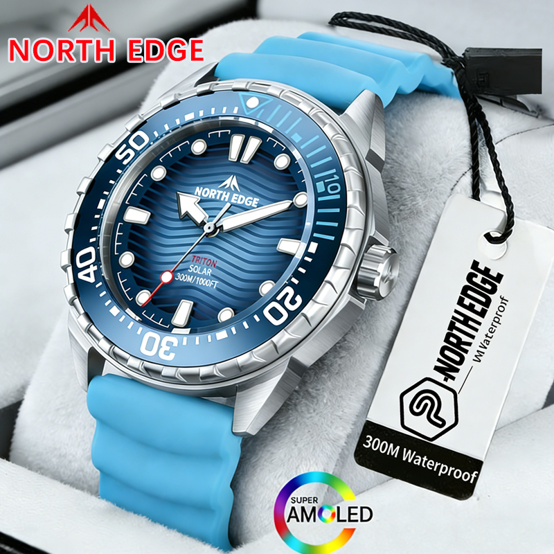 NORTH EDGE TRITON Solar Powere - Solar Powered Watch 评论和价格