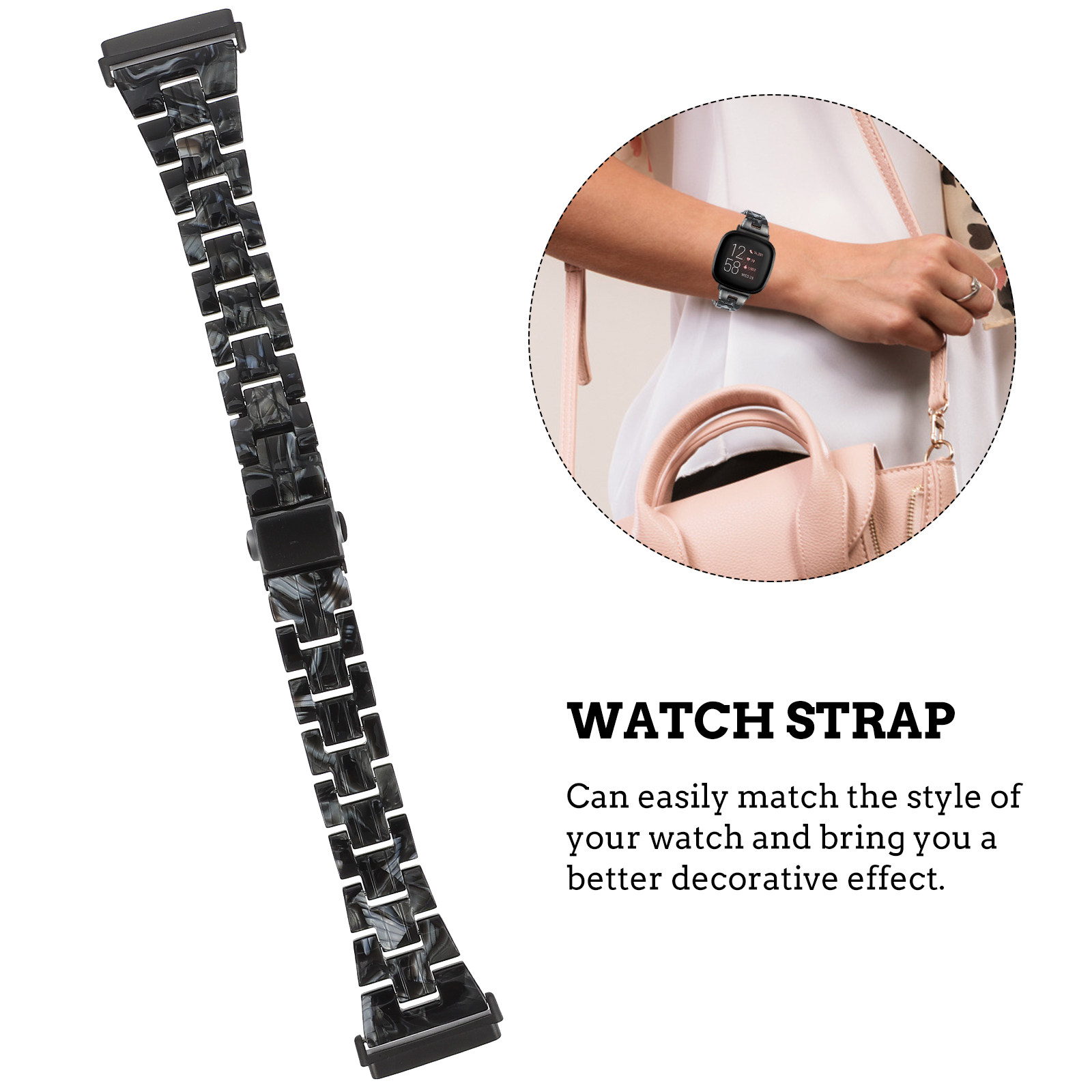 Premium Resin Watch Strap Repl - Smartwatch Premium Watches For Men 评论和价格