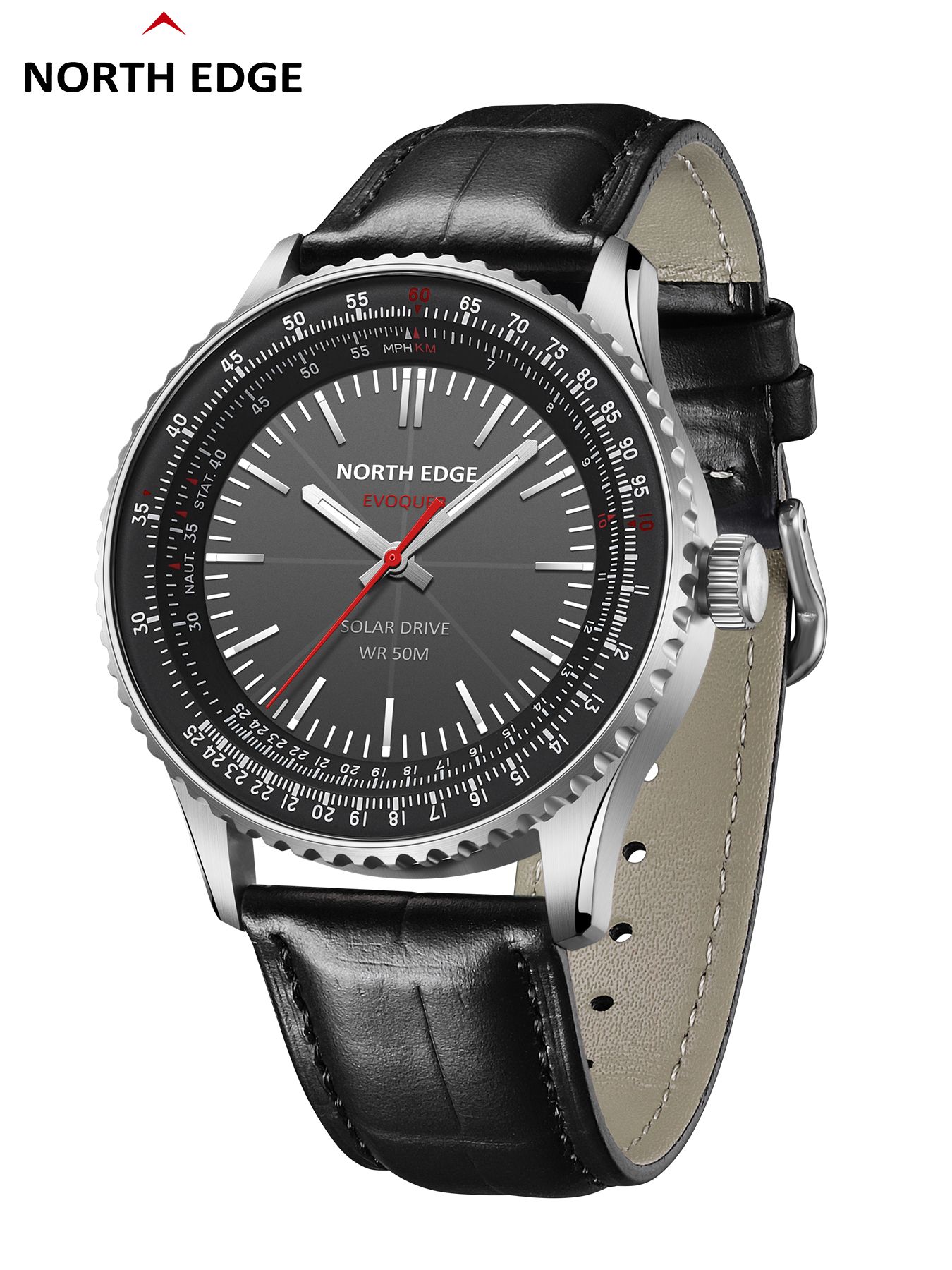NORTH EDGE EVOQUE 3 Pilot Seri - Solar Powered Watch 评论和价格