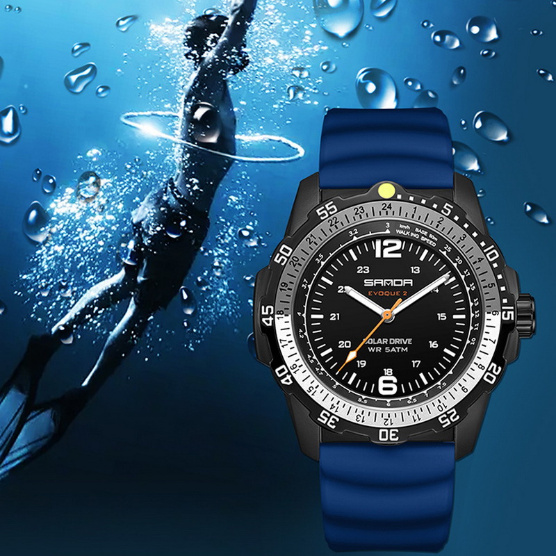 Sanda Brand Men's Creative Sol - Solar Powered Watch 评论和价格