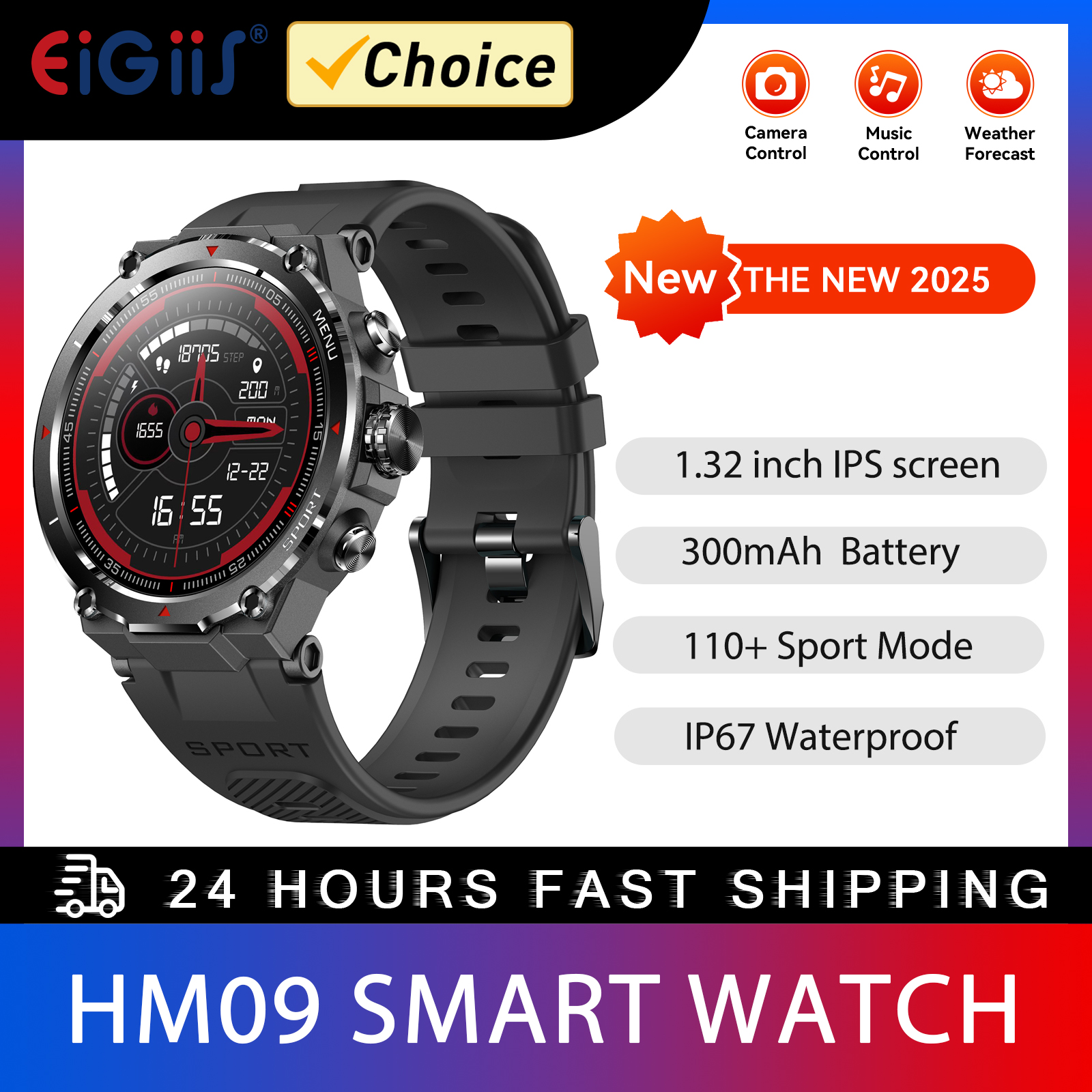 EIGIIS Military Smart Watch fo - Smartwatch Sports Watches For Men 评论和价格