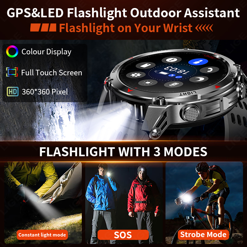 LIGE New Smart Watch Men Outdo - Smartwatch Premium Watches For Men 评论和价格