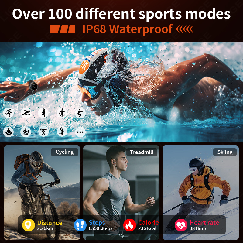 LIGE New Smart Watch Men Outdo - Smartwatch Premium Watches For Men 评论和价格