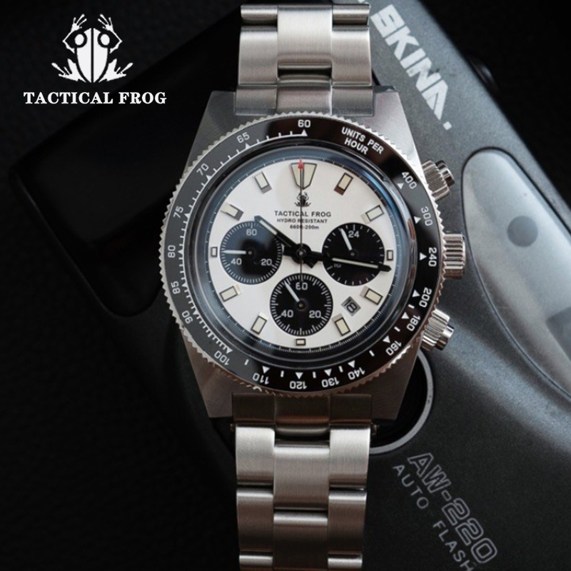 Tactical Frog 41mm Men's Chron - Solar Powered Watch 评论和价格