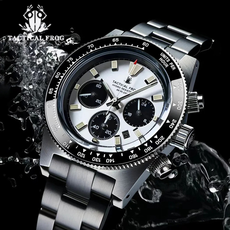 Tactical Frog 41mm Men's Chron - Solar Powered Watch 评论和价格