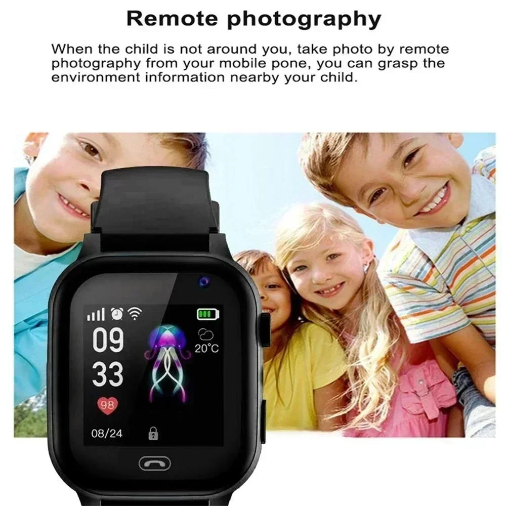 Lenovo Kids Smart Watch SOS Wi - Smartwatch Watches Gift For Boys With Gps 评论和价格