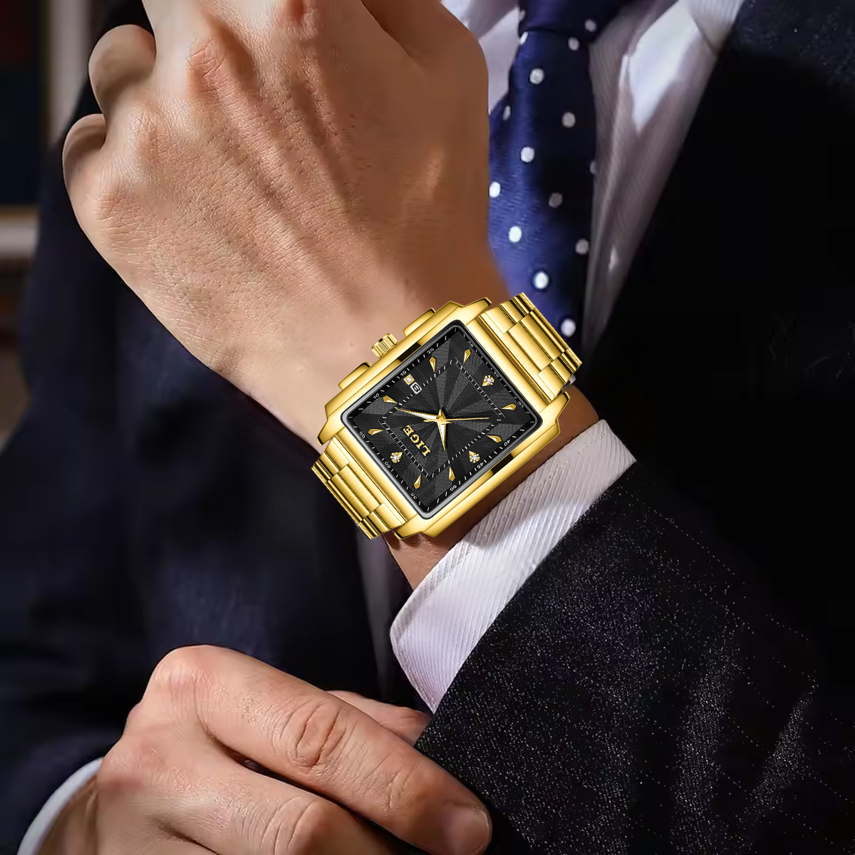 LIGE Fashion Business Watch Me - Smartwatch Watches Brands For Men 评论和价格