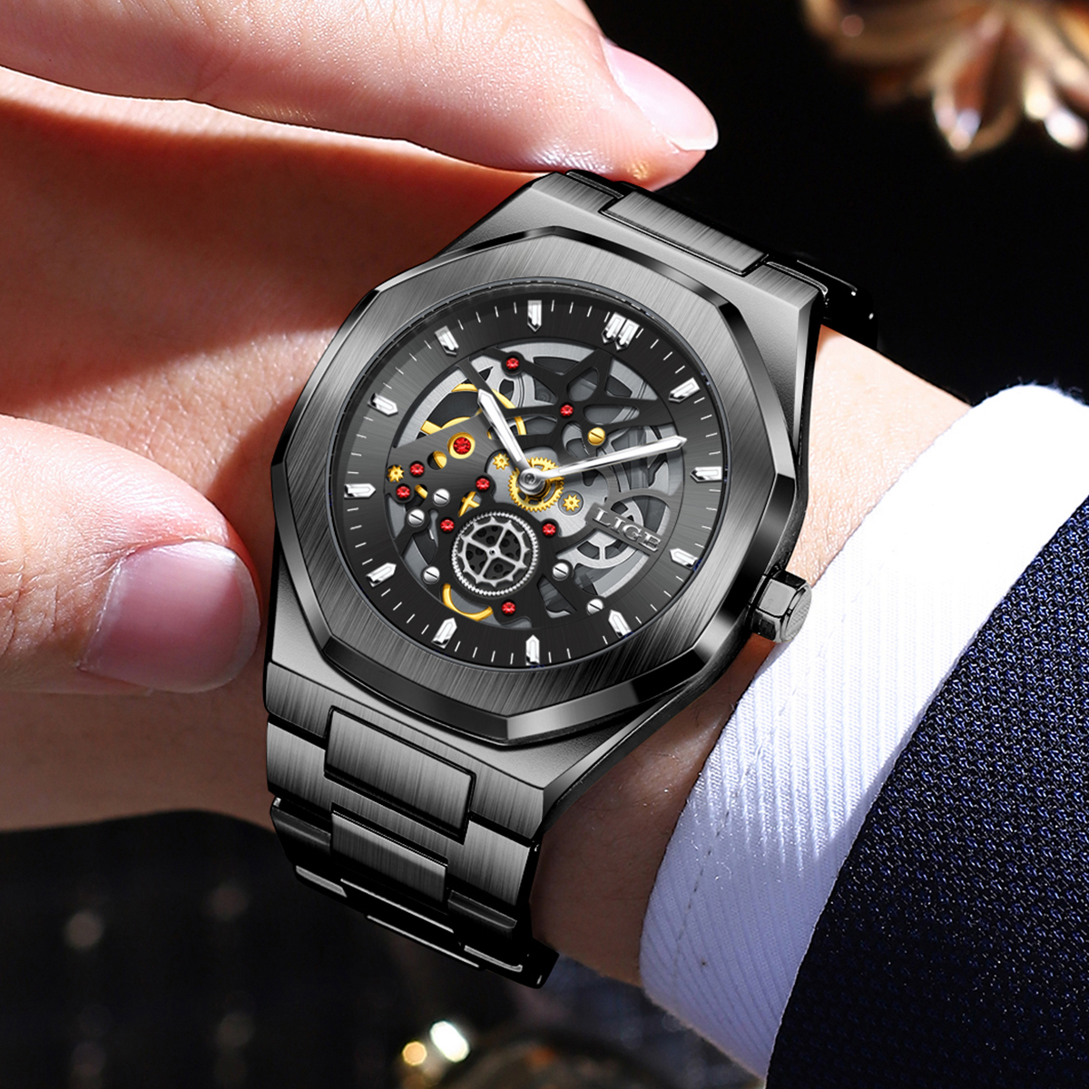 LIGE Fashion Mens Watches Top  - Smartwatch Watches Brands For Men 评论和价格