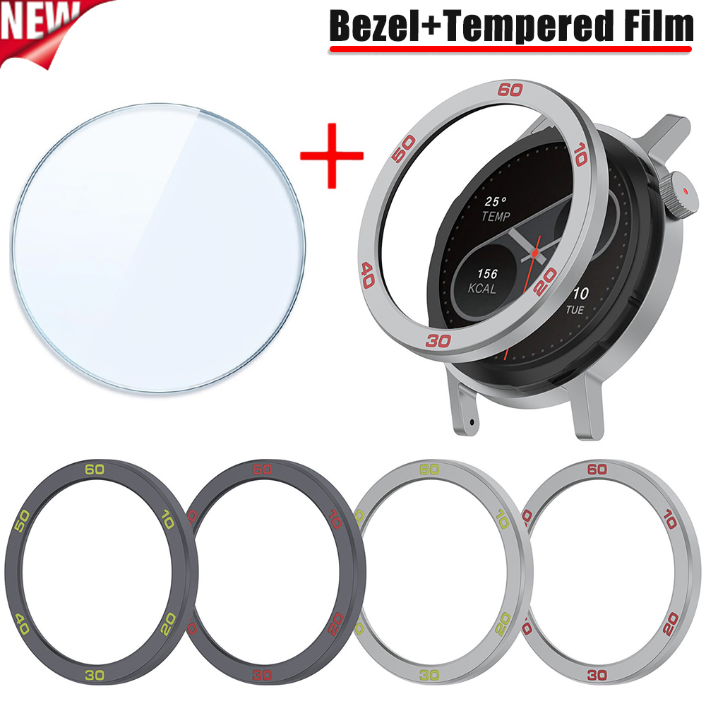 Metal Bezel Ring + Tempered Gl - Watch Bezel Insert 评论和价格