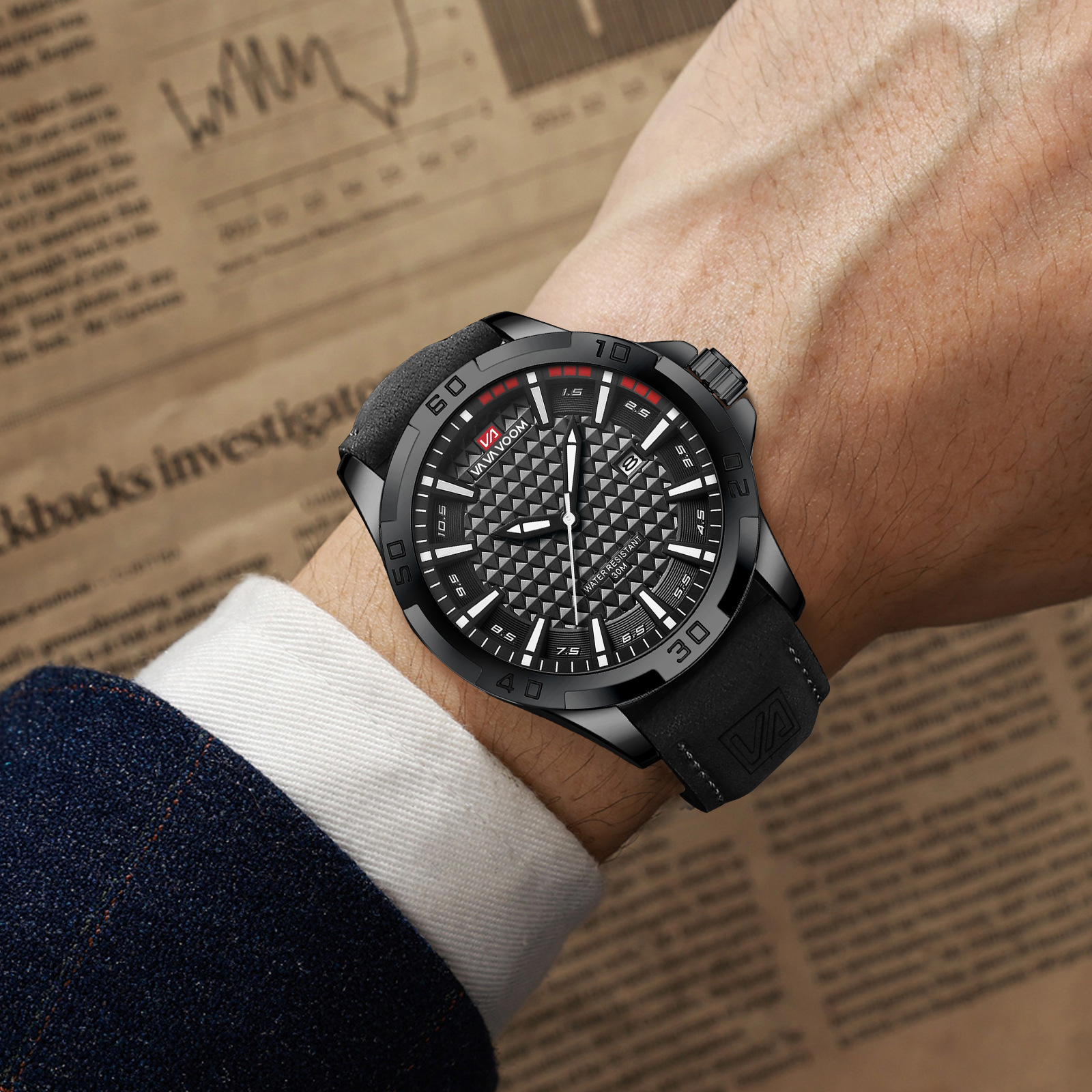 VAVAVOOM 2581 New Large Dial W - Smartwatch Premium Watches For Men 评论和价格