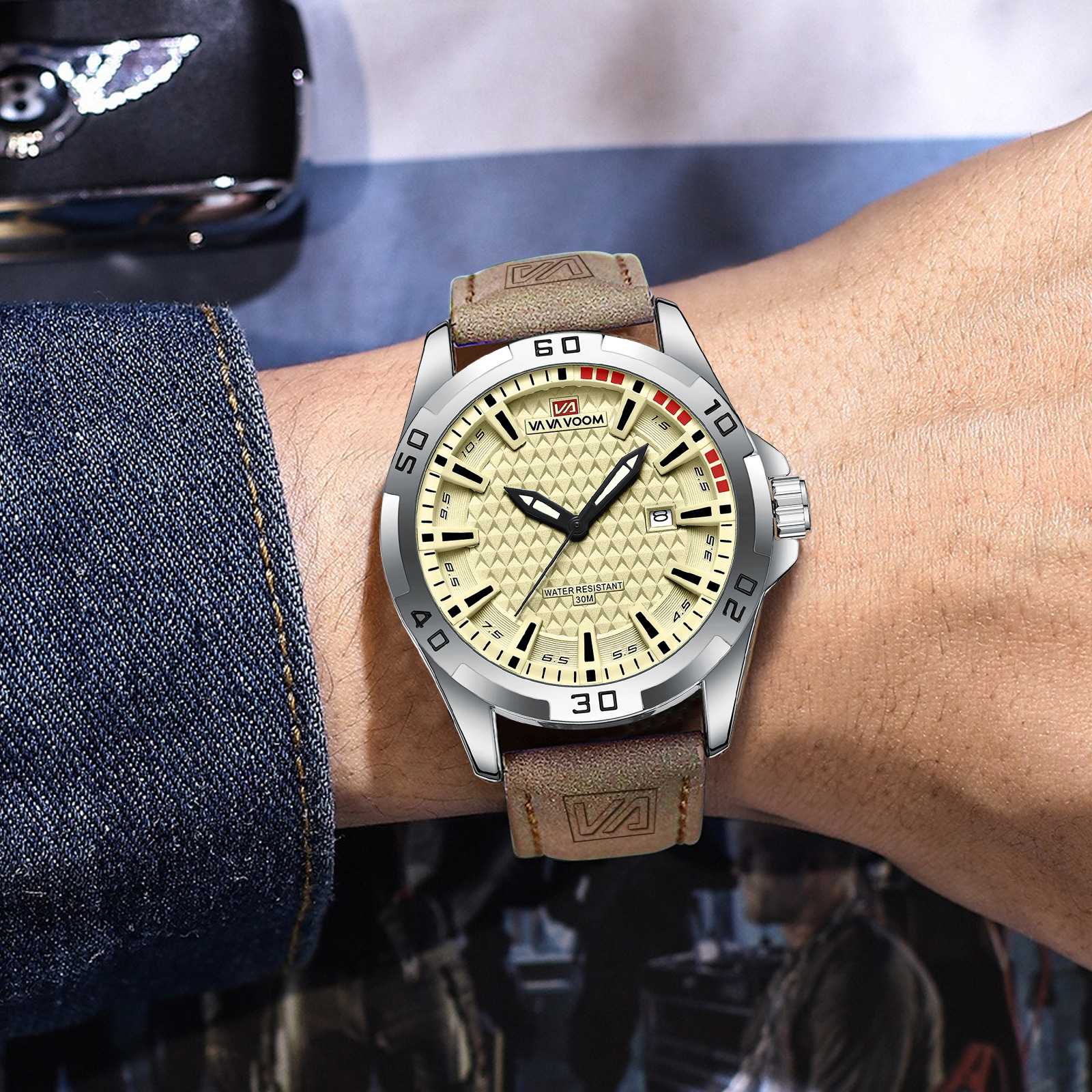VAVAVOOM 2581 New Large Dial W - Smartwatch Premium Watches For Men 评论和价格