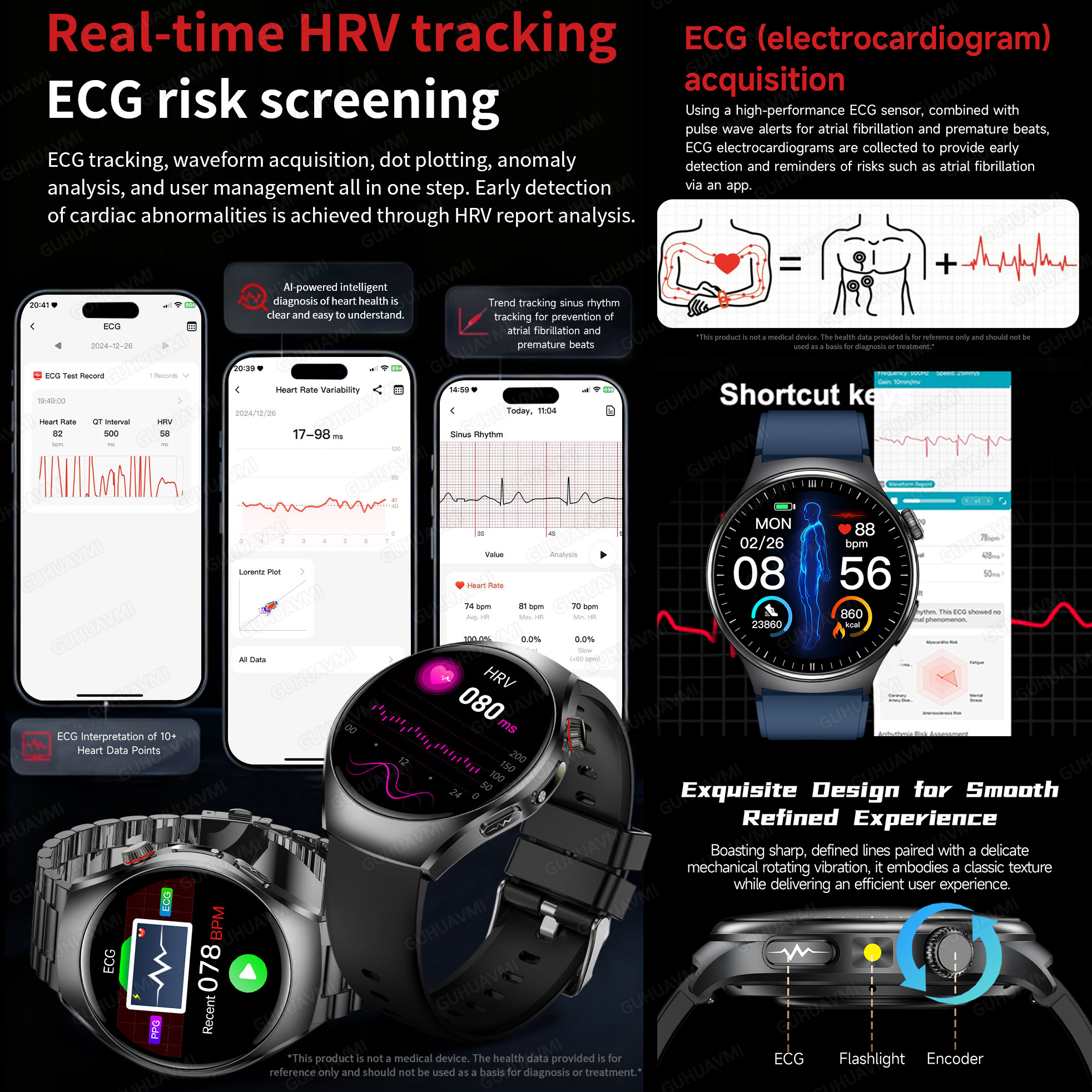 2026 New Accurate Diagnosis Sm - Smartwatch Health Watches For Women 评论和价格