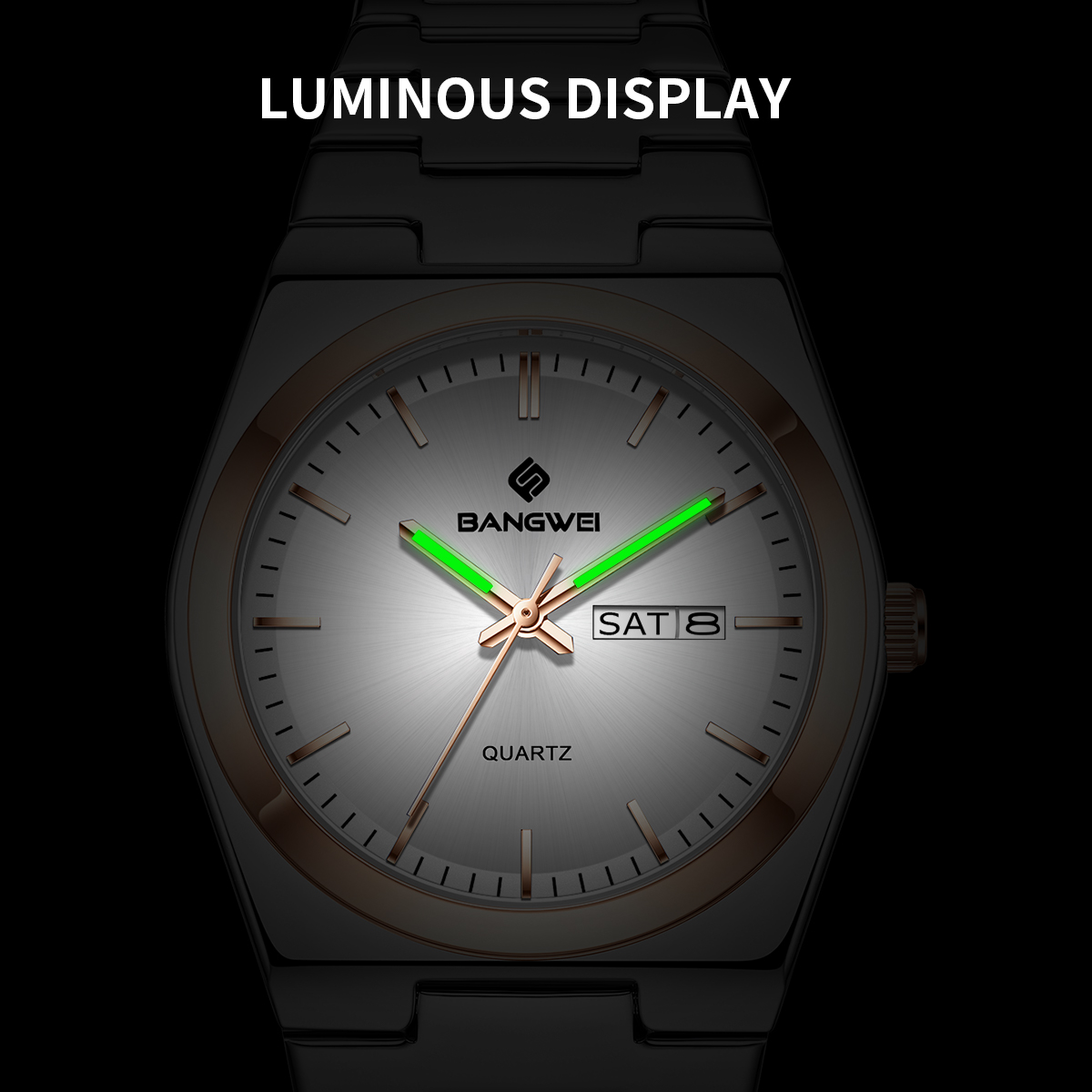 Bangwei Ultra Thin Quartz Watc - Smartwatch Watches Gift For Men 评论和价格