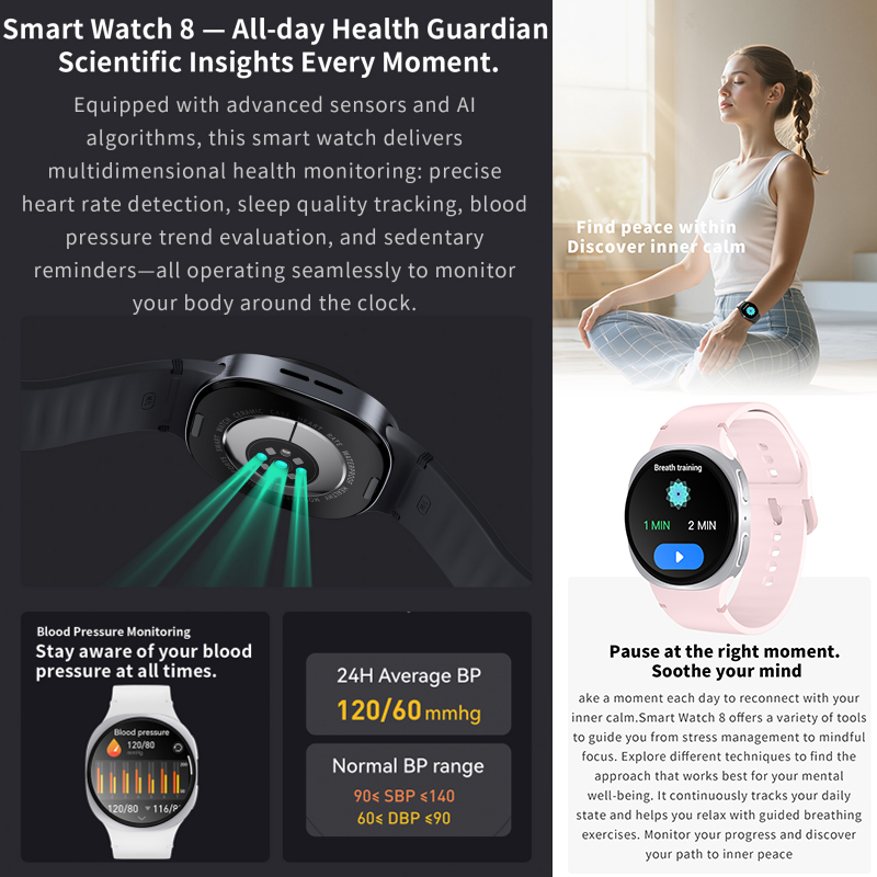 2025 New Watches 8 Mini GPS Tr - Smartwatch Health Watches For Women 评论和价格