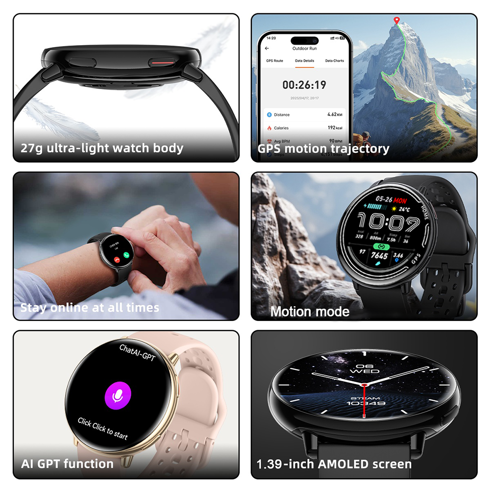 New hot GPS smartwatch 1.43 AM - Smartwatch Watches Gift For Women 评论和价格