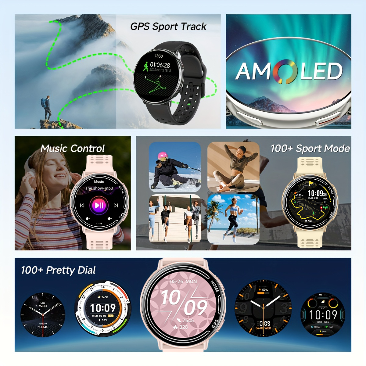 New hot GPS smartwatch 1.43 AM - Smartwatch Watches Gift For Women 评论和价格