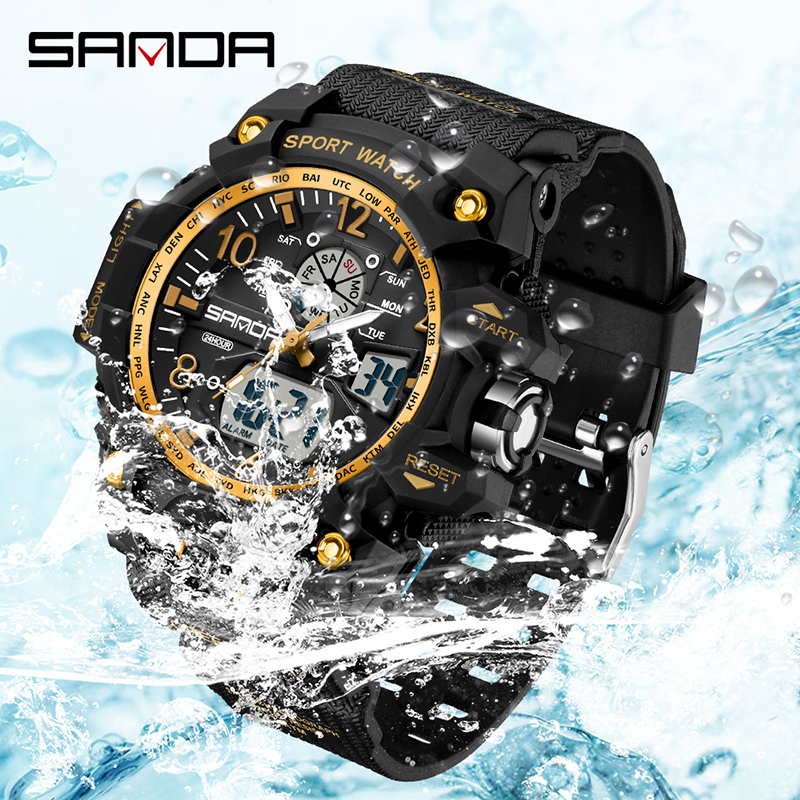 Fashion Sanda Brand Youth Mili - Solar Powered Watch 评论和价格