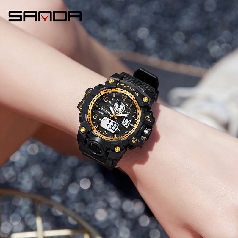 Fashion Sanda Brand Youth Mili - Solar Powered Watch 评论和价格