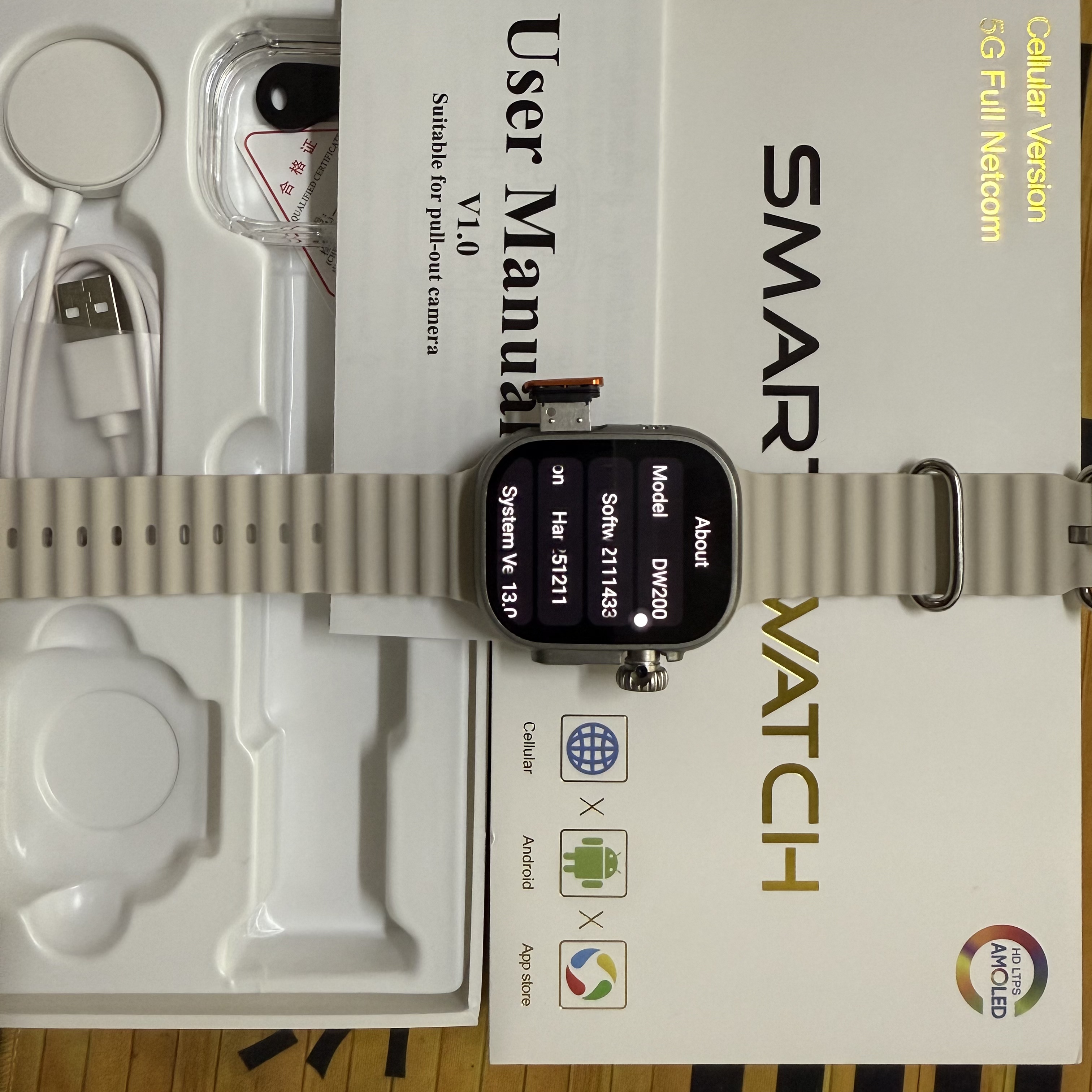 DW200 Smartwatch Men WIFI Touc - Smartwatch Watches Price 评论和价格